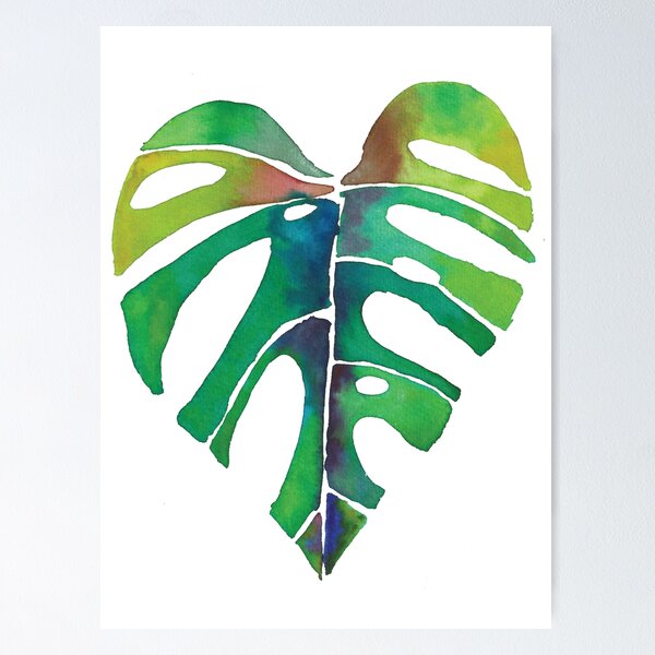 Artikelvorschau, Monstera-Blatt-Liebe entworfen und verkauft von risspowell.