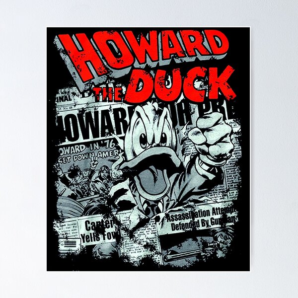 Item preview, Red text Howard art the Duck gift for fans designed and sold by Kbmsart.