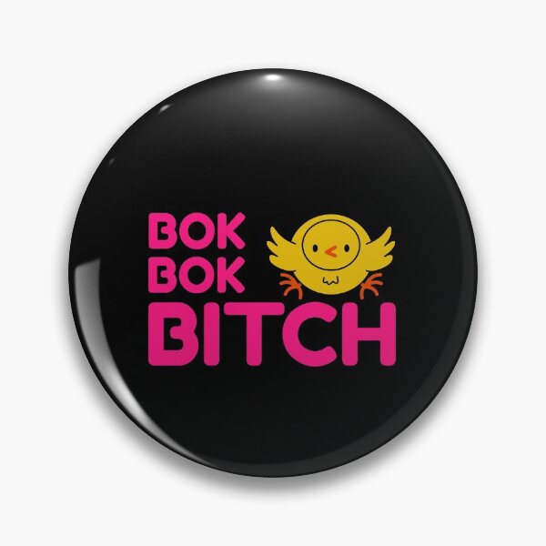 Item preview, Bok Bok Bitch -Crazy Rich Asians Design in Pink- because Chickens are Bitches! designed and sold by katiekendall.