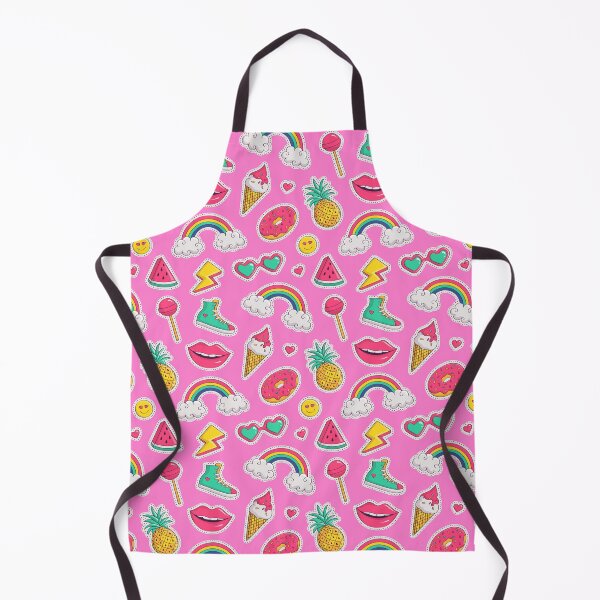 Item preview, Cute Seamless Pattern with Colorful Patch Badges designed and sold by Peekonet.