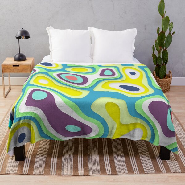 Item preview, Liquid swirl illustration in bright colors designed and sold by Samridhi Verma.