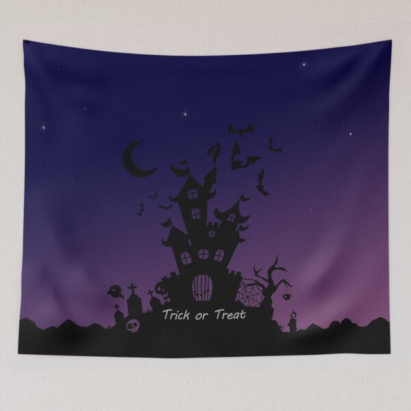 Item preview, Halloween Castle at night designed and sold by S-K-A-T-E.