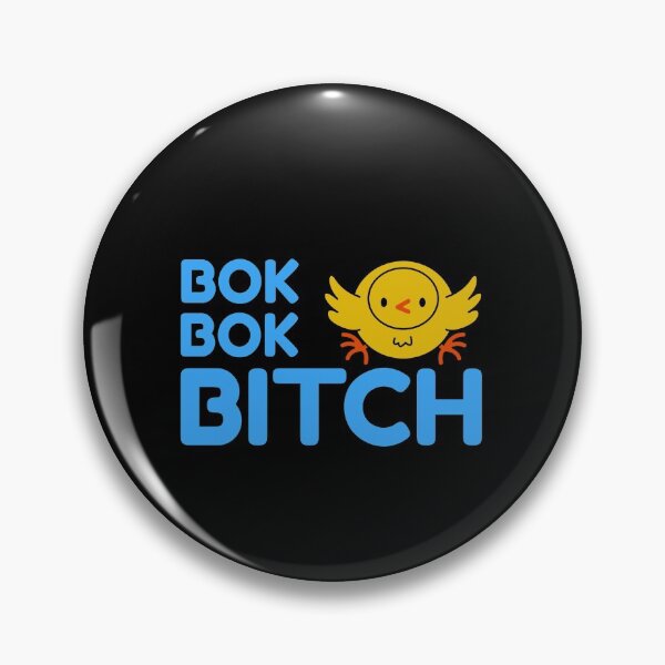 Item preview, Bok Bok Bitch -Crazy Rich Asians Design in Blue- because Chickens are Bitches! designed and sold by katiekendall.