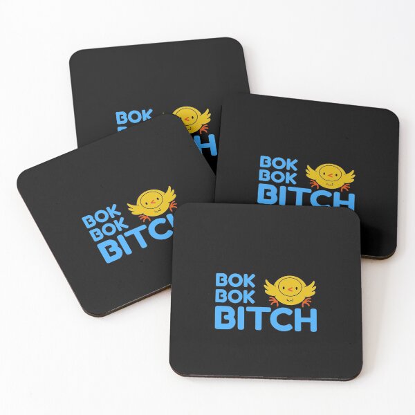 Item preview, Bok Bok Bitch -Crazy Rich Asians Design in Blue- because Chickens are Bitches! designed and sold by katiekendall.