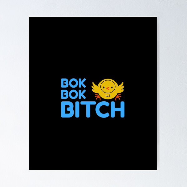 Item preview, Bok Bok Bitch -Crazy Rich Asians Design in Blue- because Chickens are Bitches! designed and sold by katiekendall.