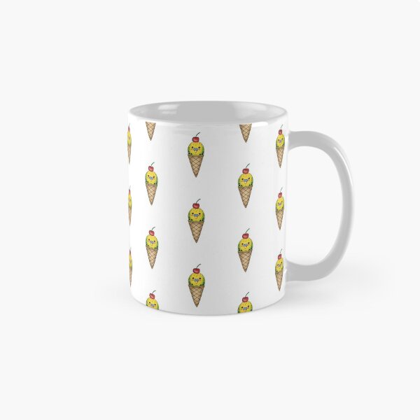 Item preview, Budgie in ice cream cone (green-yellow) designed and sold by DieVogelfamilie.