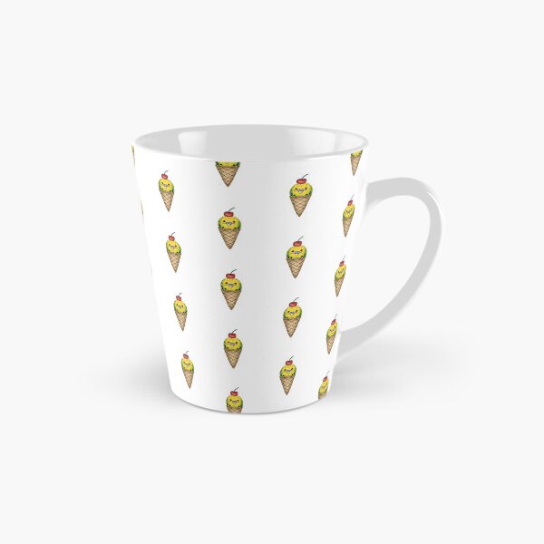 Item preview, Periquito en cono de helado (verde-amarillo) designed and sold by DieVogelfamilie.