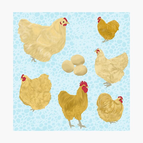 Item preview, Buff Orpington Pattern designed and sold by Ashley Gagnon.