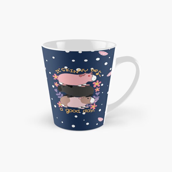 Item preview, Que sea un buen día-Skinny Pig-Fondo azul designed and sold by Lulupainting.