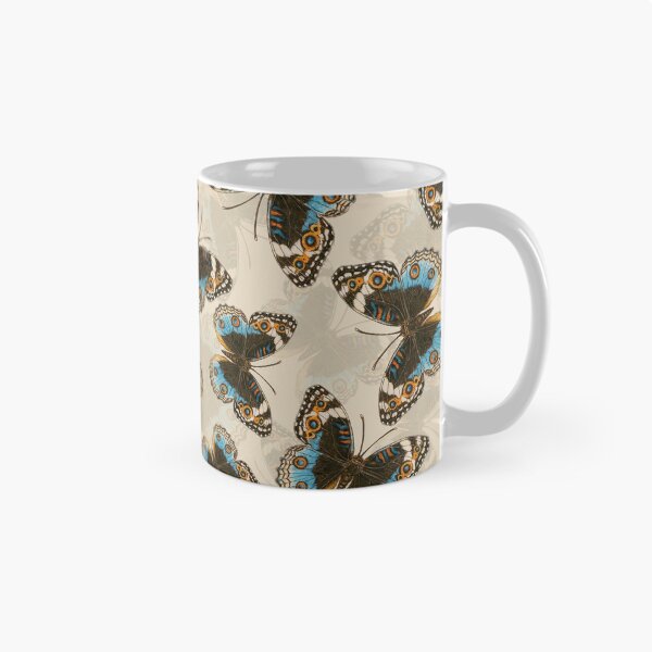 Item preview, Blue Pansy Butterfly pattern 2 designed and sold by Katerina Mitkova Kirilova.