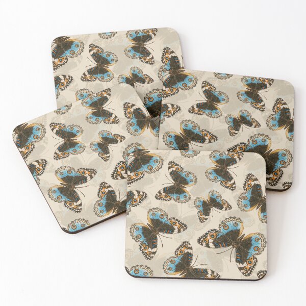 Item preview, Blue Pansy Butterfly pattern 2 designed and sold by Katerina Mitkova Kirilova.