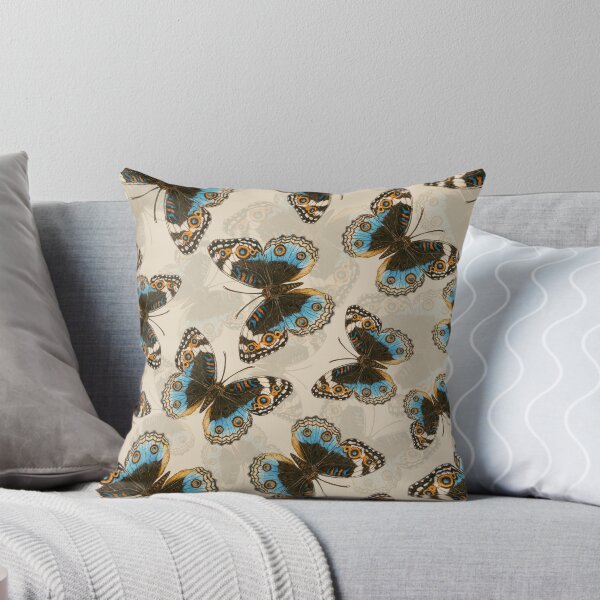 Item preview, Blue Pansy Butterfly pattern 2 designed and sold by Katerina Mitkova Kirilova.