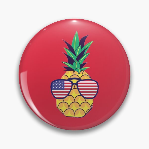 Item preview, Patriotic Pineapple designed and sold by DIDAKU.