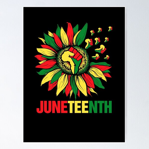 Artikelvorschau, Sunflower Fist Juneteenth Black History Afroamerikaner entworfen und verkauft von KAYLAELSIE.