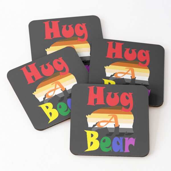 Item preview, LGBTQ design, Hug a Bear #5 designed and sold by Hypnotees.