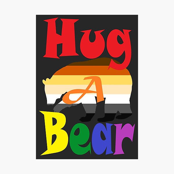 Item preview, LGBTQ design, Hug a Bear #5 designed and sold by Hypnotees.