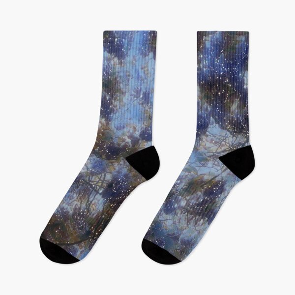 Aperçu de l'œuvre GALATHI Printemps Blossom Étoiles - Fleurs créée et vendue par Galathi Designs.