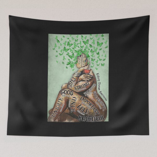 Item preview, Kidney Disease Awareness Black Woman Poster designed and sold by DaleSwart.