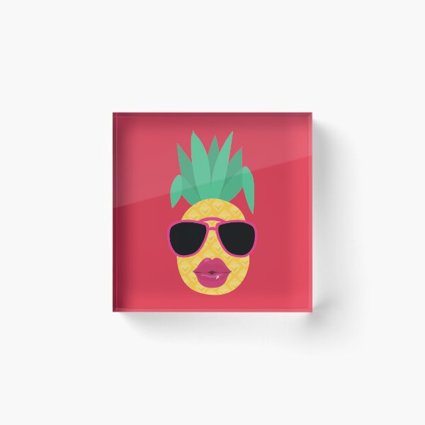 Item preview, Funny pineapple with sunglasses designed and sold by DIDAKU.