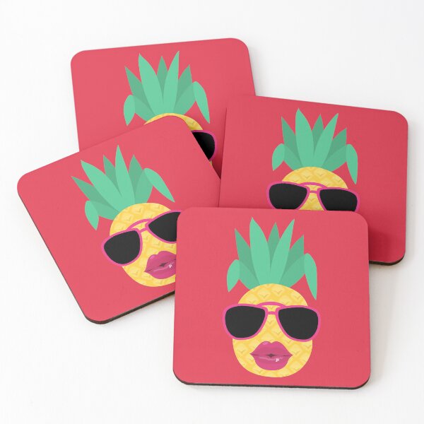 Item preview, Funny pineapple with sunglasses designed and sold by DIDAKU.