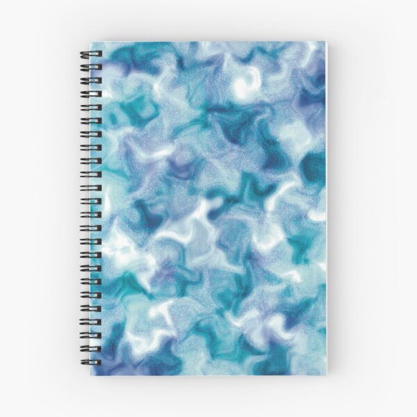 Item preview, Turquoise and blue turbulence, pattern designed and sold by NJartbyNJacobson.