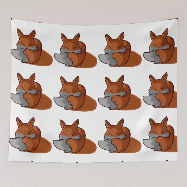 Item preview, Red fox sleeping on floor  designed and sold by WP-7824.