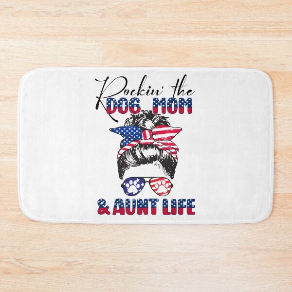 Item preview, Rockin' the Dog mom and aunt life USA designed and sold by SpecialGift79.