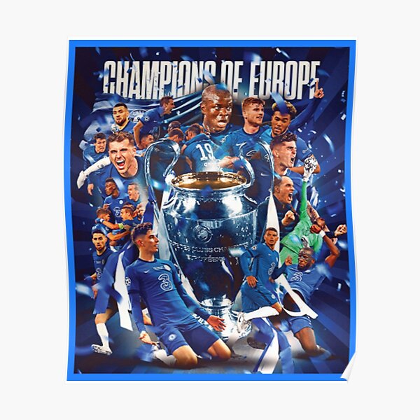 Chelsea Champions Of Europe Poster
