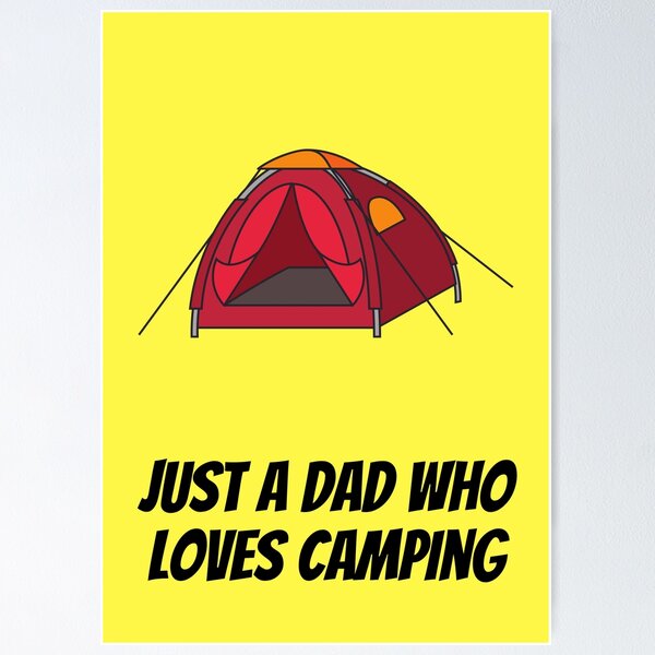 Item preview, just a dad who loves camping designed and sold by Zaibo.