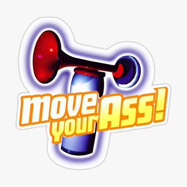 Bravado - Move Your Ass - Scooter - Heckscheibenaufkleber