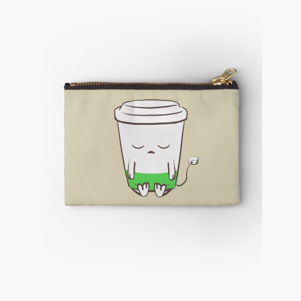 Item preview, Coffee Charging Doodle - Funny Coffee designed and sold by ViewerEqualsPhoton.