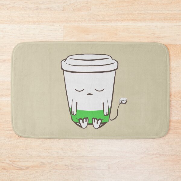 Item preview, Coffee Charging Doodle - Funny Coffee designed and sold by ViewerEqualsPhoton.
