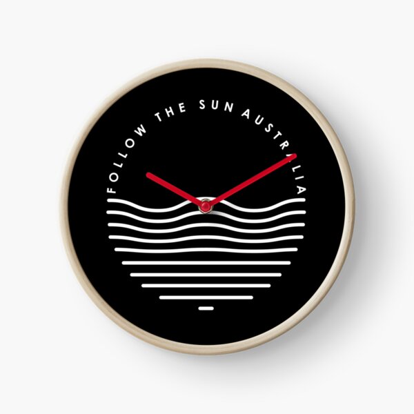 Follow the waves, environment, environmental, explorer Clock