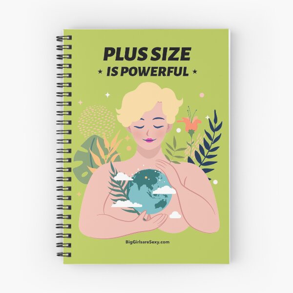 Item preview, Plus size is powerful - BigGirlareSexy.com designed and sold by BigGirlsareSexy.