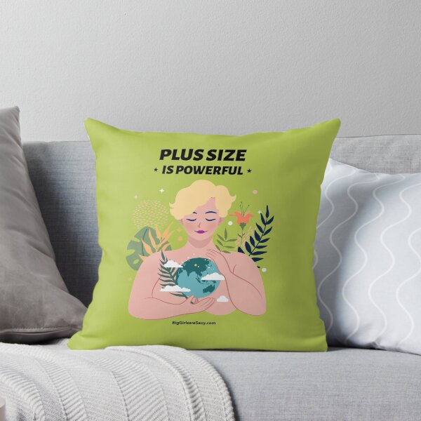 Item preview, Plus size is powerful - BigGirlareSexy.com designed and sold by BigGirlsareSexy.