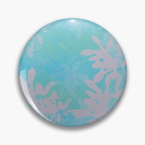 Item preview, Turquoise Pink Flower Pattern designed and sold by NJartbyNJacobson.