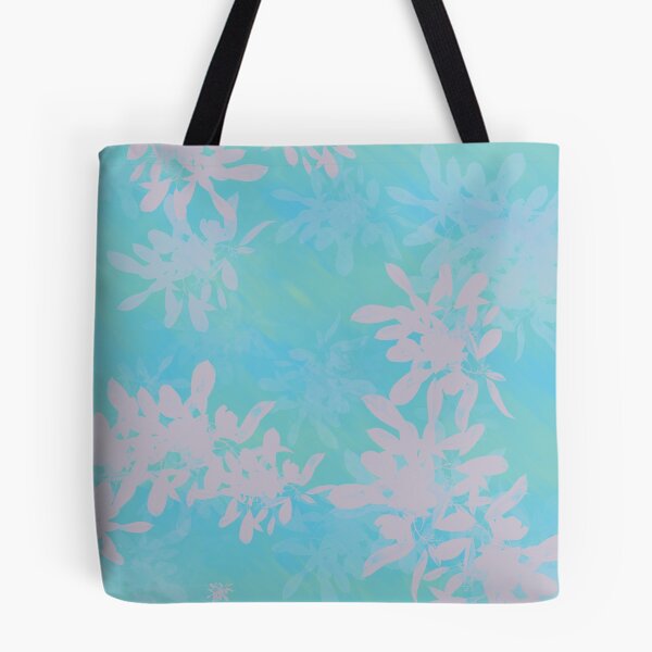 Item preview, Turquoise Pink Flower Pattern designed and sold by NJartbyNJacobson.