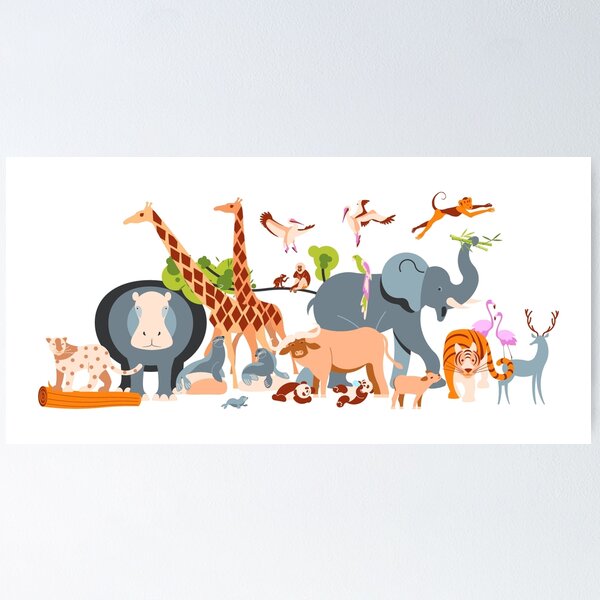 Item preview, Zoo invite banner design designed and sold by Tatishka.