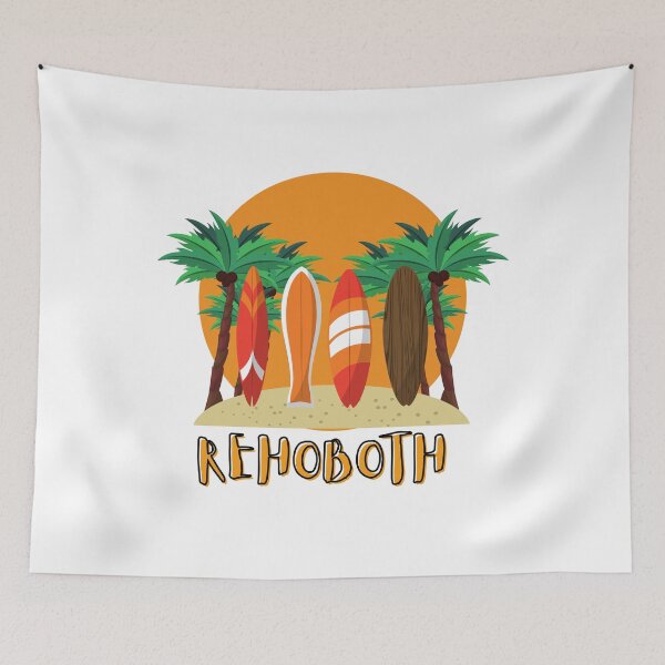 Item preview, rehoboth surfing beach delaware designed and sold by Original1977.
