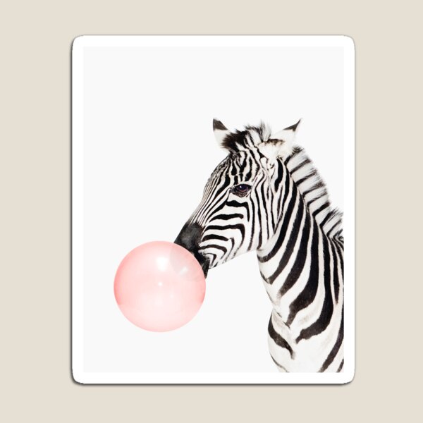 Item preview, Zebra print, Bubble gum, Nursery art, Zebra wall art, Animal, Kids room, Modern art, Wall decor designed and sold by juliaemelian.