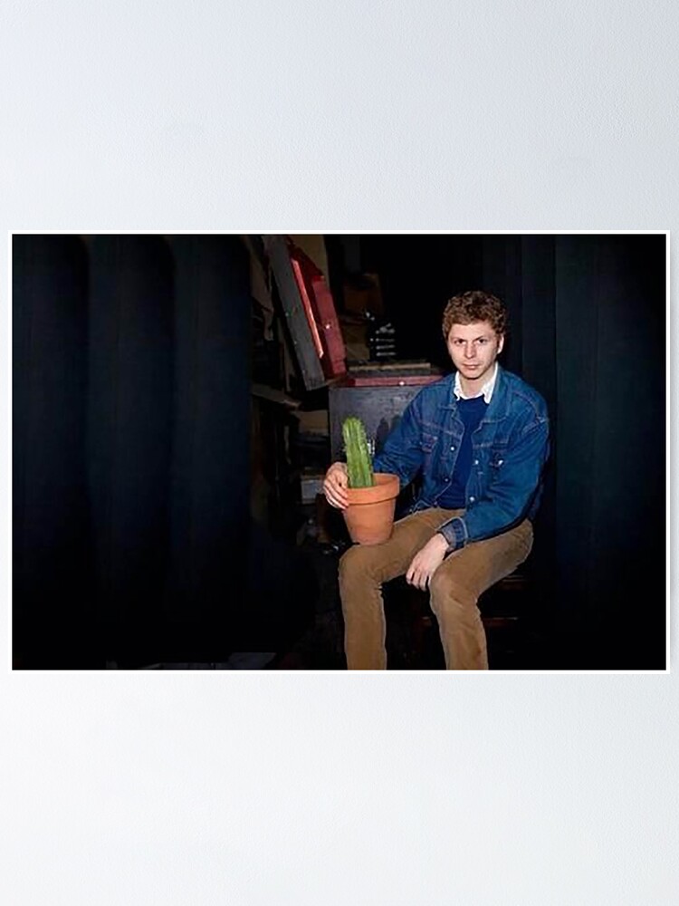 "Michael Cera With a Cactus" Poster for Sale by ThadCox | Redbubble
