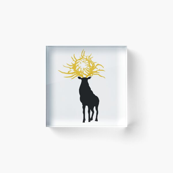 Item preview, Morozova's Stag Golden Antlers designed and sold by RockyCreekArt.