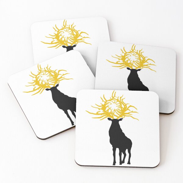 Item preview, Morozova's Stag Golden Antlers designed and sold by RockyCreekArt.