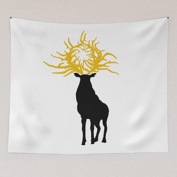 Item preview, Morozova's Stag Golden Antlers designed and sold by RockyCreekArt.