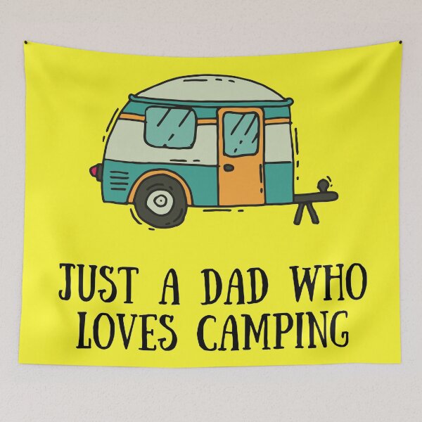 Item preview, just a dad who loves camping designed and sold by Zaibo.