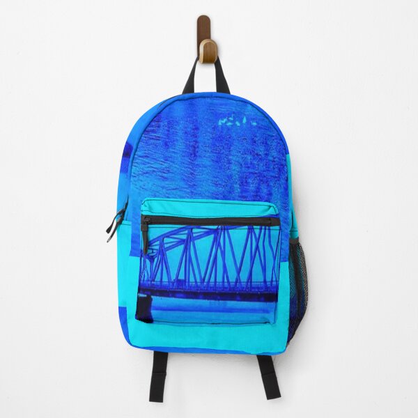 Item preview, bridge on a blue lake water designed and sold by Mariocii.