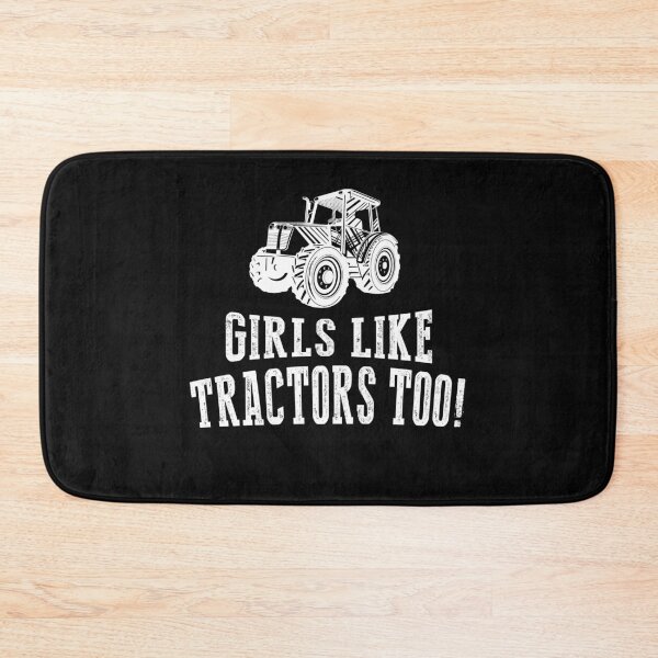 Item preview, Girl like tractors too funny shirt for farmer. Awesome gift for tractors lovers designed and sold by Titmit.