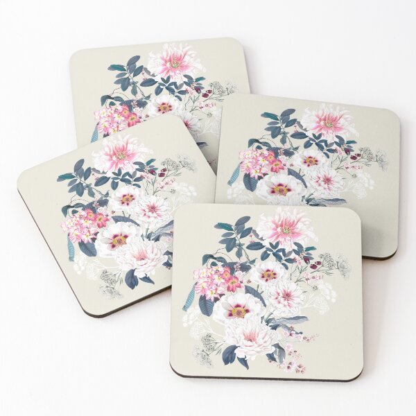 Artikelvorschau, Vintage Beauty Florals on Beige entworfen und verkauft von meggydesigns.
