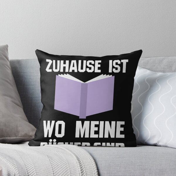 Item preview, ZUHAUSE IST WO MEINE BUeCHER SIND designed and sold by Spirit-Designs.