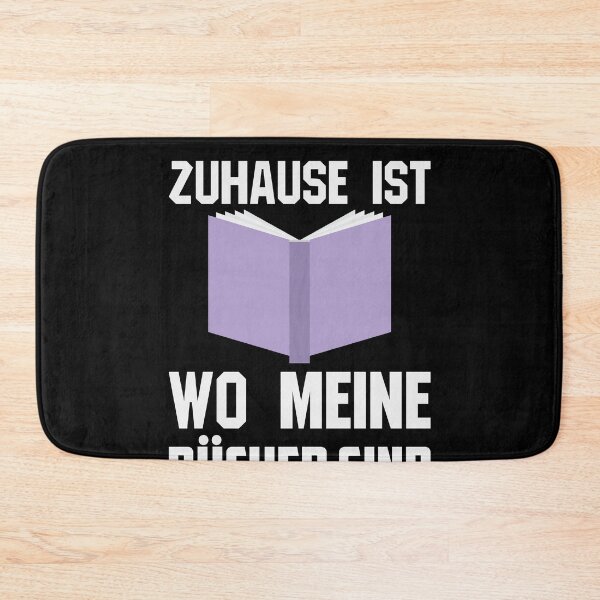 Item preview, ZUHAUSE IST WO MEINE BUeCHER SIND designed and sold by Spirit-Designs.